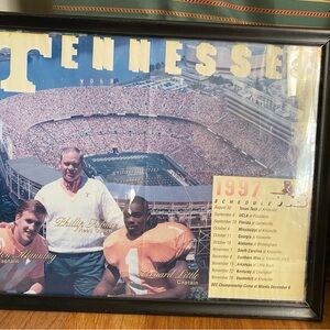 UT Volunteer Vintage 1997 Football Schedule Wall Art